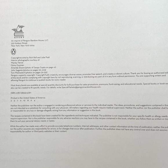 Rich Roll The Plantpower Way Book - Hardcover Cookbook (2015) - Picture 9 of 11